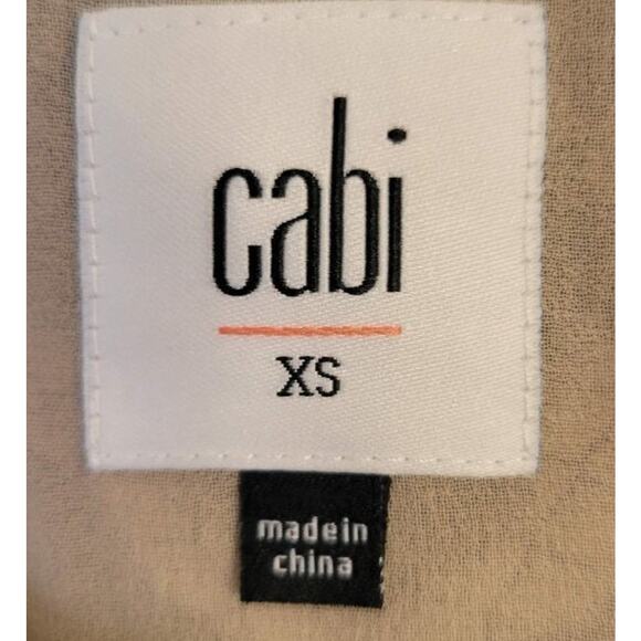 Cabi Monaco Cami Tank Blouse Lace Print Academia X-Small - Picture 5 of 8